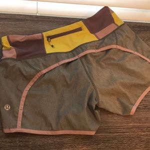 Rare Lululemon speed shorts
